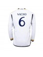 Real Madrid Nacho #6 Domácí Dres 2023-24 Dlouhý Rukáv
